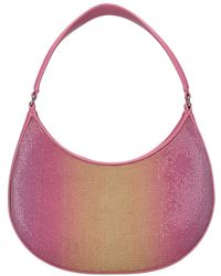 MSGM - Tasche Aus Kunstleder Mit Strasssteinen - Lyst