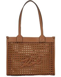 Karl Lagerfeld - Taschen K/Skuare Md Tote Gewebt A2W30052 Dunkel - Lyst