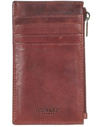 Howard London - Accessoires ,Bruin ,Leer Cardwallet Alvin - Lyst