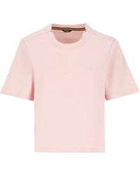 K-Way - Magliette rosa in cotone per donna - Lyst