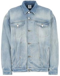 Vetements - Jassen ,Blauw ,Denim Denim Jassen - Lyst