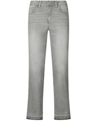 Liu Jo - Crop Flare Jeans Mit Strass-Details - Lyst