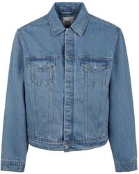 Arte' - Jassen ,Blauw ,Katoen Bird Back Jacket - Lyst