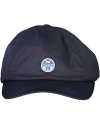 North Sails - Cappello visiera blu con logo - Lyst