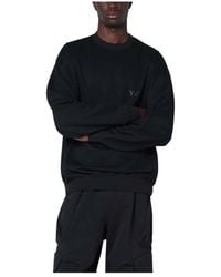 Y-3 - Hoodies & Sweatvesten ,Zwart ,Katoen Zwarte Katoenen Poloshirts - Lyst