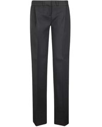 Coperni - Broeken ,Zwart ,Polyester Zwarte Lage Taille Broek - Lyst