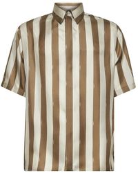 Fendi - Pequin Shirt - Lyst