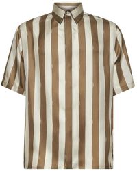 Fendi - Pequin Shirt - Lyst