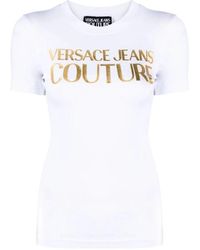 Versace - Colección de camisetas y polos blancos - Lyst