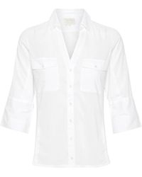 Part Two - Overhemden ,Wit ,Katoen Heldere Witte Blouse Cortniapw Stijl - Lyst
