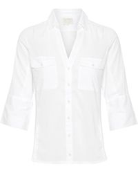 Part Two - Overhemden ,Wit ,Katoen Heldere Witte Blouse Cortniapw Stijl - Lyst