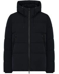 DUNO - Jassen ,Blauw ,Leer Jump Puffer Jacket - Lyst