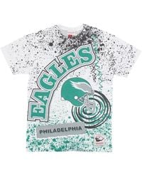 Mitchell & Ness - Tops ,Veelkleurig ,Katoen Philadelphia Eagles Nfl Team Tee Shirt - Lyst