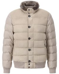 Moorer - Luxuriöse Baby-Kaschmir-Jacke Mit Daunen - Lyst