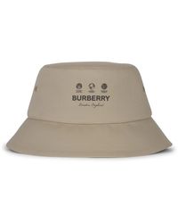 Burberry - Logo-print bucket hat - Lyst