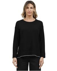 Alpha Studio - Round-Neck Knitwear - Lyst