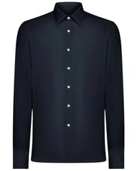 Rrd - Overhemden ,Blauw ,Oxford Technische Stof Overhemd - Lyst