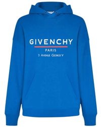 Givenchy - Logo Print Sweaters En Hoodies - Lyst