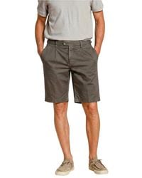 Mason's - Korte Broeken ,Grijs ,Katoen New York 2 Pinces Chino Bermuda - Lyst