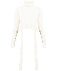 LA HAINE INSIDE US - Truien & Vesten ,Wit ,Wol Casual Wollen Trui Met Golf - Lyst