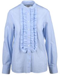 Xacus - Overhemden ,Blauw ,Katoen Coreana Con Rouge Shirt - Lyst