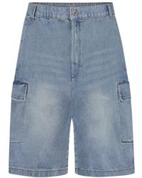 flâneur - Denim Shorts - Lyst