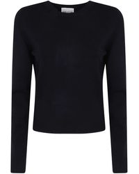 Semicouture - Truien & Vesten ,Zwart ,Polyester Kristy Knit - Lyst