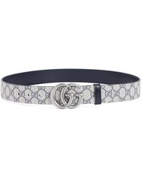 Gucci - Reversible gg marmont belt - Lyst