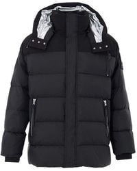 Moose Knuckles - Black Nylon Jackets And Coat - Lyst