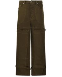 Off-White c/o Virgil Abloh - Gothic Ow Gd Drill Relax Denim Carpenter - Lyst