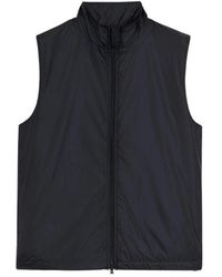 Aspesi - Jassen ,Blauw ,Nylon Gilet Vernes - Lyst