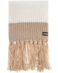 Moschino - Accessoires ,Wol Sjaal Met Logo - Lyst
