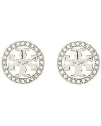 Tory Burch - Kira Enamel Circle-Stud Ohrringe - Lyst