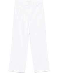 Mother - Weiße Stilvolle Jeans Mit Reißverschluss - Lyst