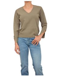 Nenette - V-Neck Knitwear - Lyst