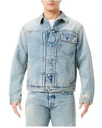 CYCLE - Jassen ,Blauw ,Denim Roby Regular Trucker - Lyst