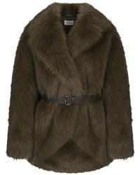 P.A.R.O.S.H. - Faux Fur & Shearling Jackets - Lyst