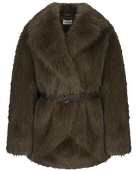 P.A.R.O.S.H. - Faux Fur & Shearling Jackets - Lyst