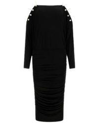 Guess - Zwarte Maxi Jurk Voor Elegante Gelegenheden - Lyst