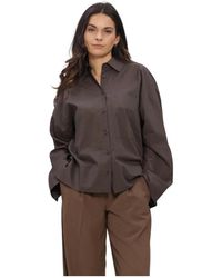 Second Female - Overhemden ,Bruin ,Lanna Shirt - Lyst