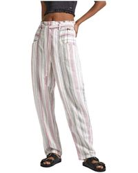Pepe Jeans - Wide Trousers - Lyst
