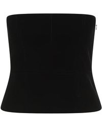 Tom Ford - Corsetto in velluto nero - Lyst