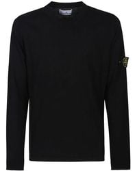 Stone Island - Lässiger strickpullover für männer - Lyst