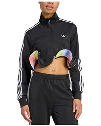 adidas - Ruffle Track Top Zwart Extravaganza - Lyst