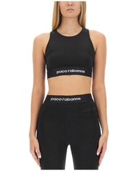 Rabanne - Tops ,Zwart ,Sleeveless Tops - Lyst