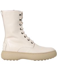 Tod's - Lace-Up Boots - Lyst