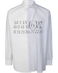 MM6 by Maison Martin Margiela - Casual Shirts - Lyst