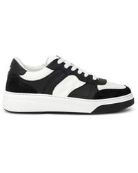 DSquared² - Weiße Und Schwarze Ledersneakers - Lyst