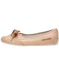 Candice Cooper - Ballerina in pelle tamponata candy bow - Lyst
