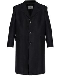 MM6 by Maison Margiela - Single-Breasted Coats - Lyst